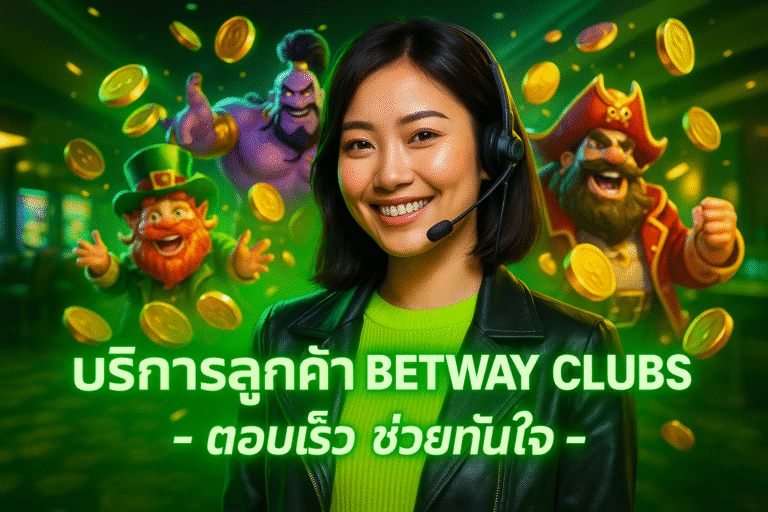 บริการลูกค้า BETWAY CLUBS ตอบเร็ว ช่วยทันใจ