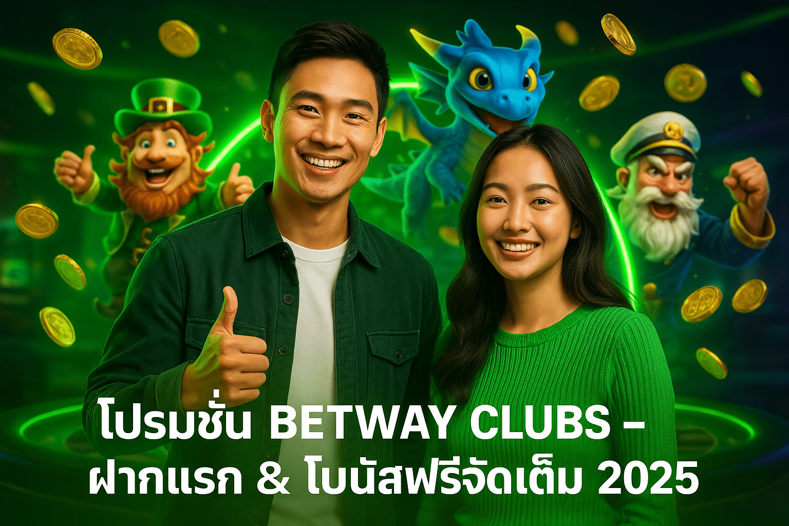 โปรโมชั่น BETWAY CLUBS – ฝากแรก & โบนัสฟรีจัดเต็ม 2025