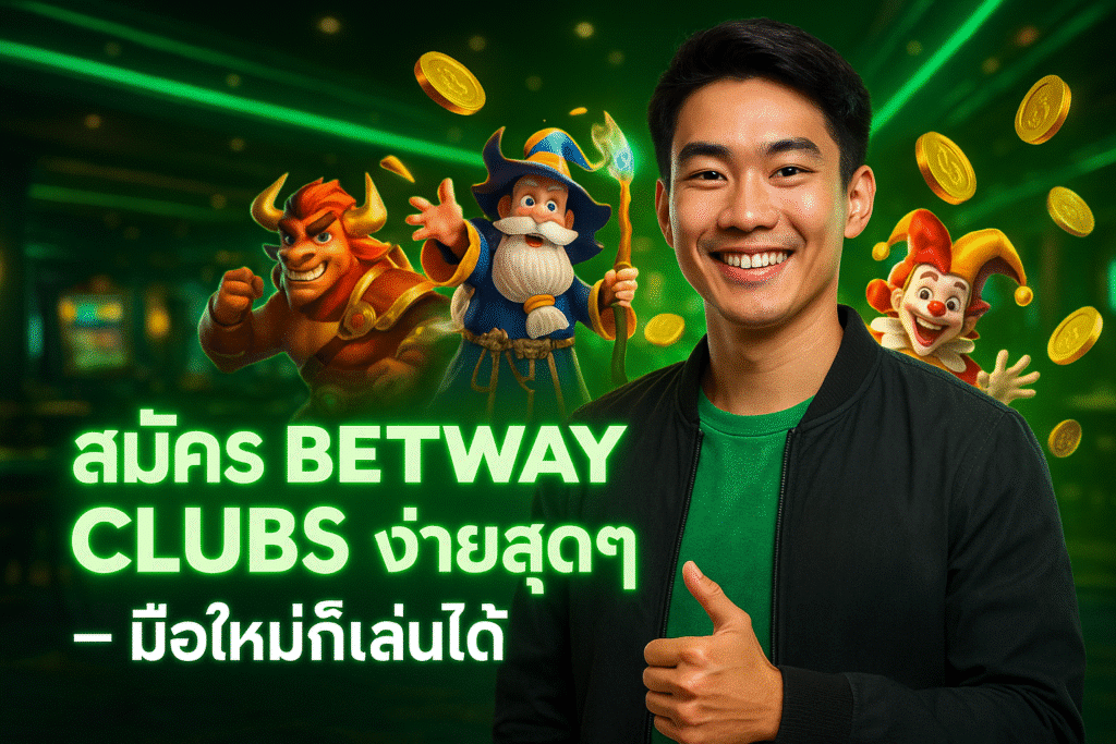 สมัคร BETWAY CLUBS ง่ายสุดๆ มือใหม่ก็เล่นได้