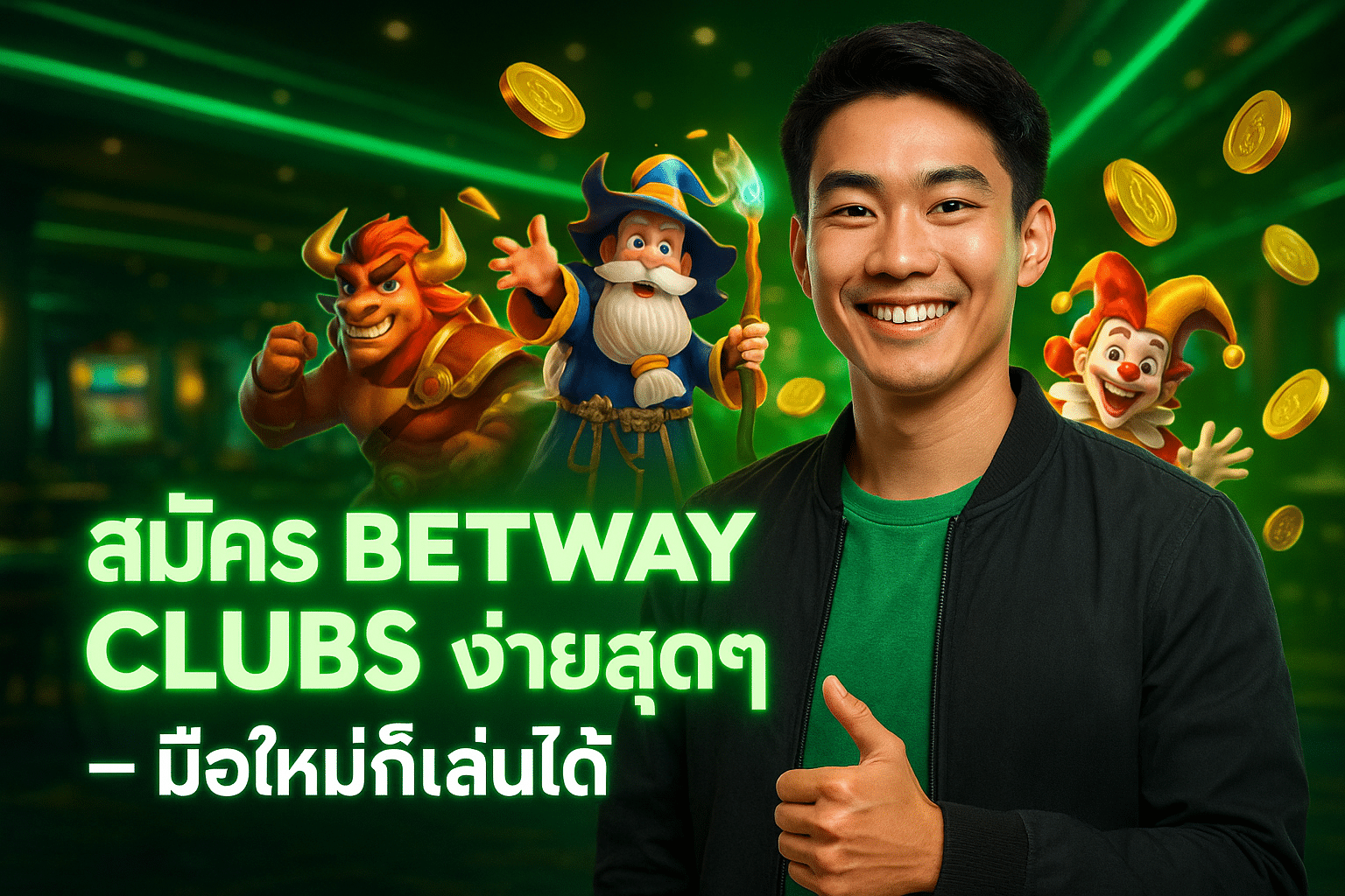 สมัคร BETWAY CLUBS ง่ายสุดๆ มือใหม่ก็เล่นได้