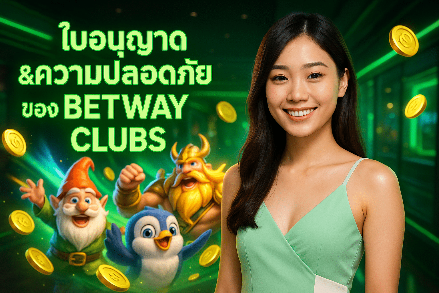 ใบอนุญาต &ความปลอดภัยของ BETWAY CLUBS