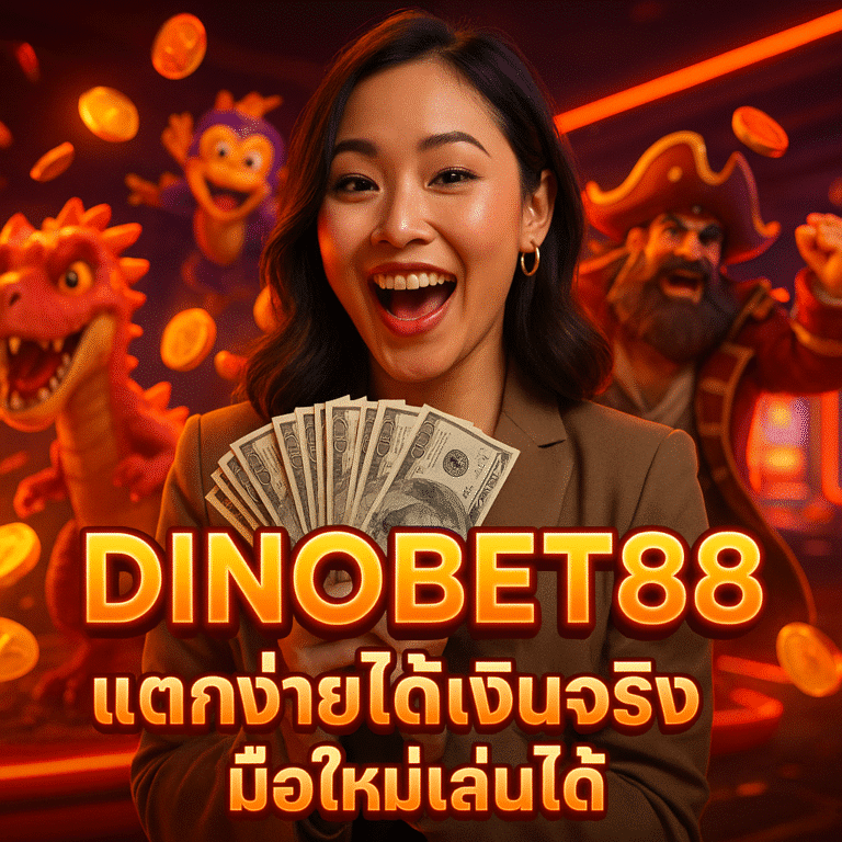 DINOBET88 แตกง่ายได้เงินจริง – มือใหม่เล่นได้